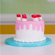 Picture of BABY BLUE ROUND CAKE DRUM BOARD 25CM 12 INCH
